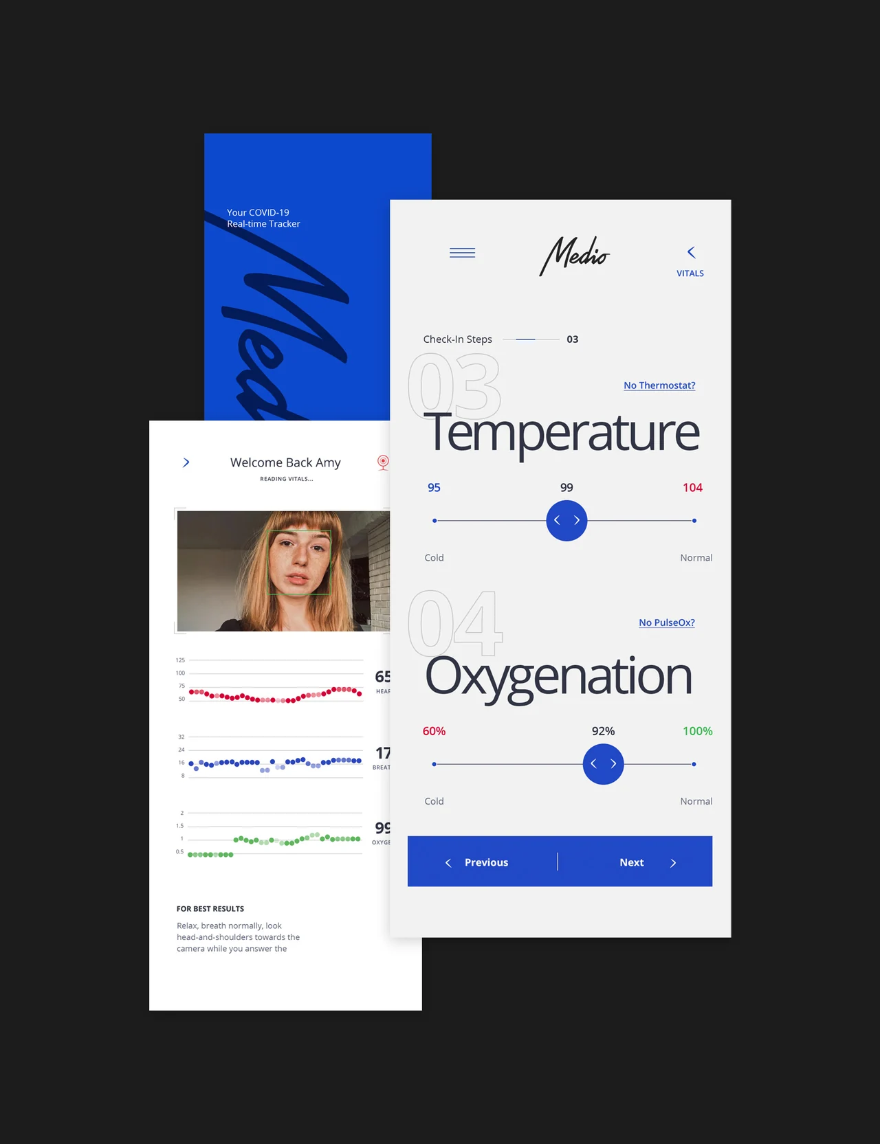 Medio — mobile health app design